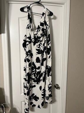 Black & White Floral Dress